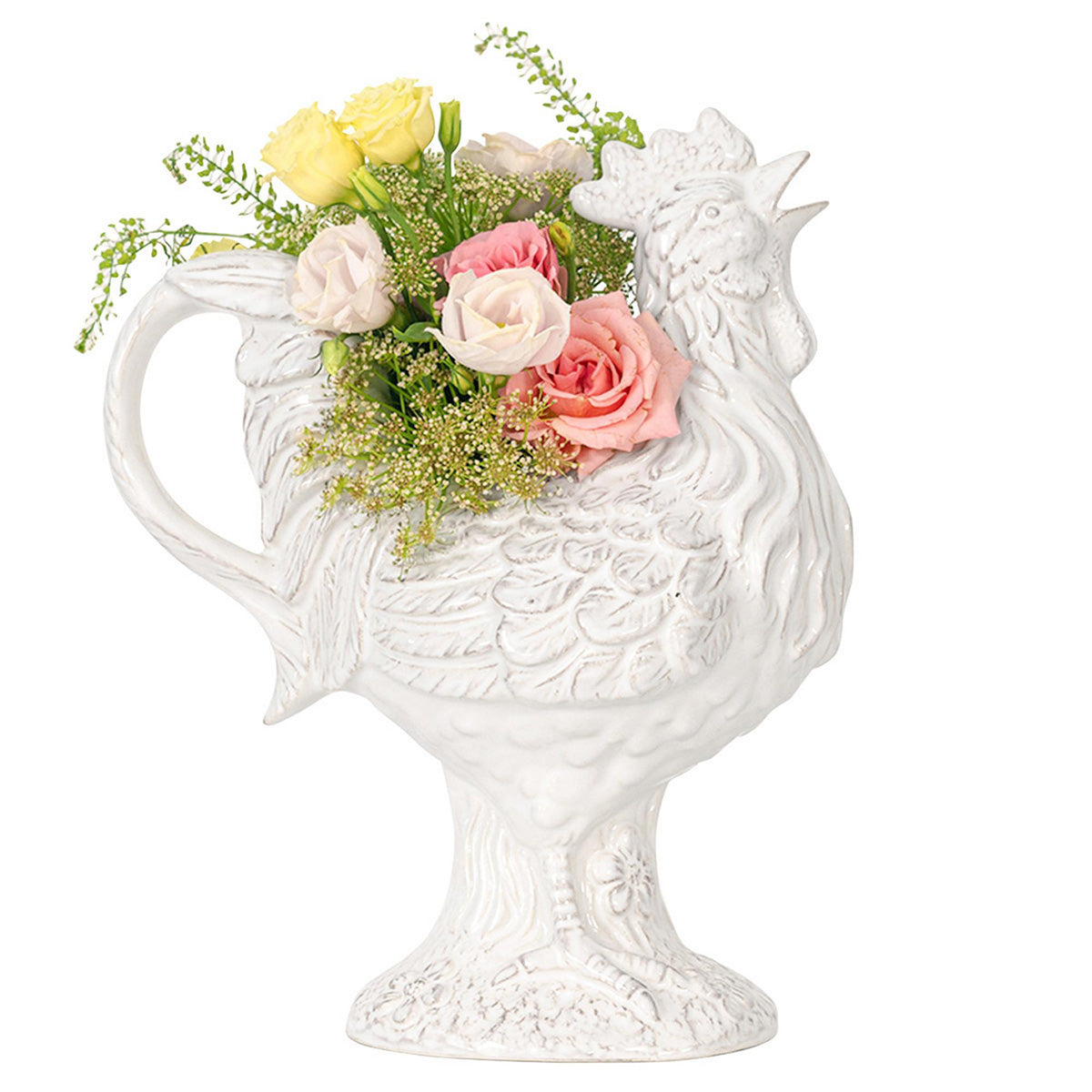 Clever Creatures Ceramic Rooster Pitcher - Image 2