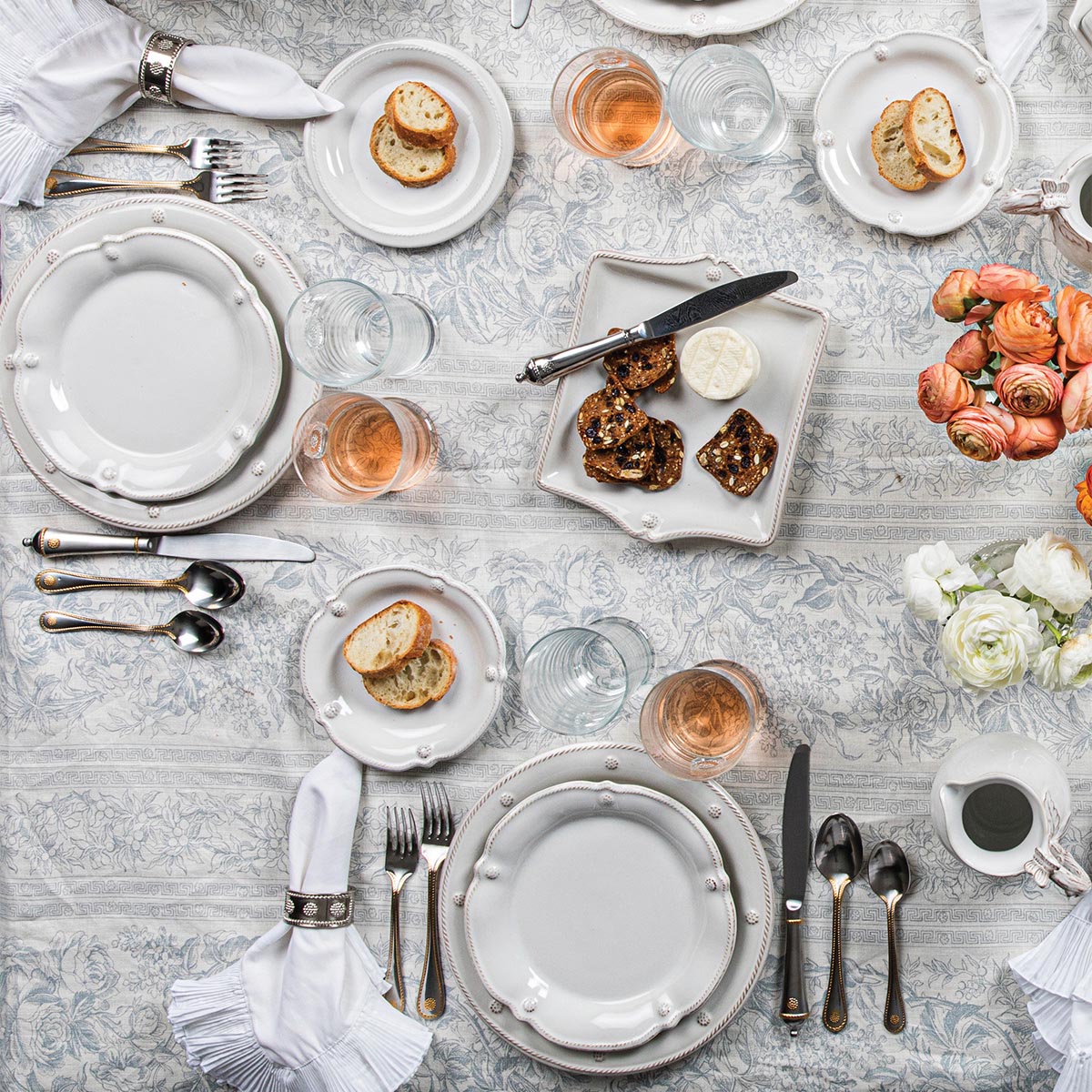 Berry & Thread Flared 16pc Place Setting - Whitewash - Image 3