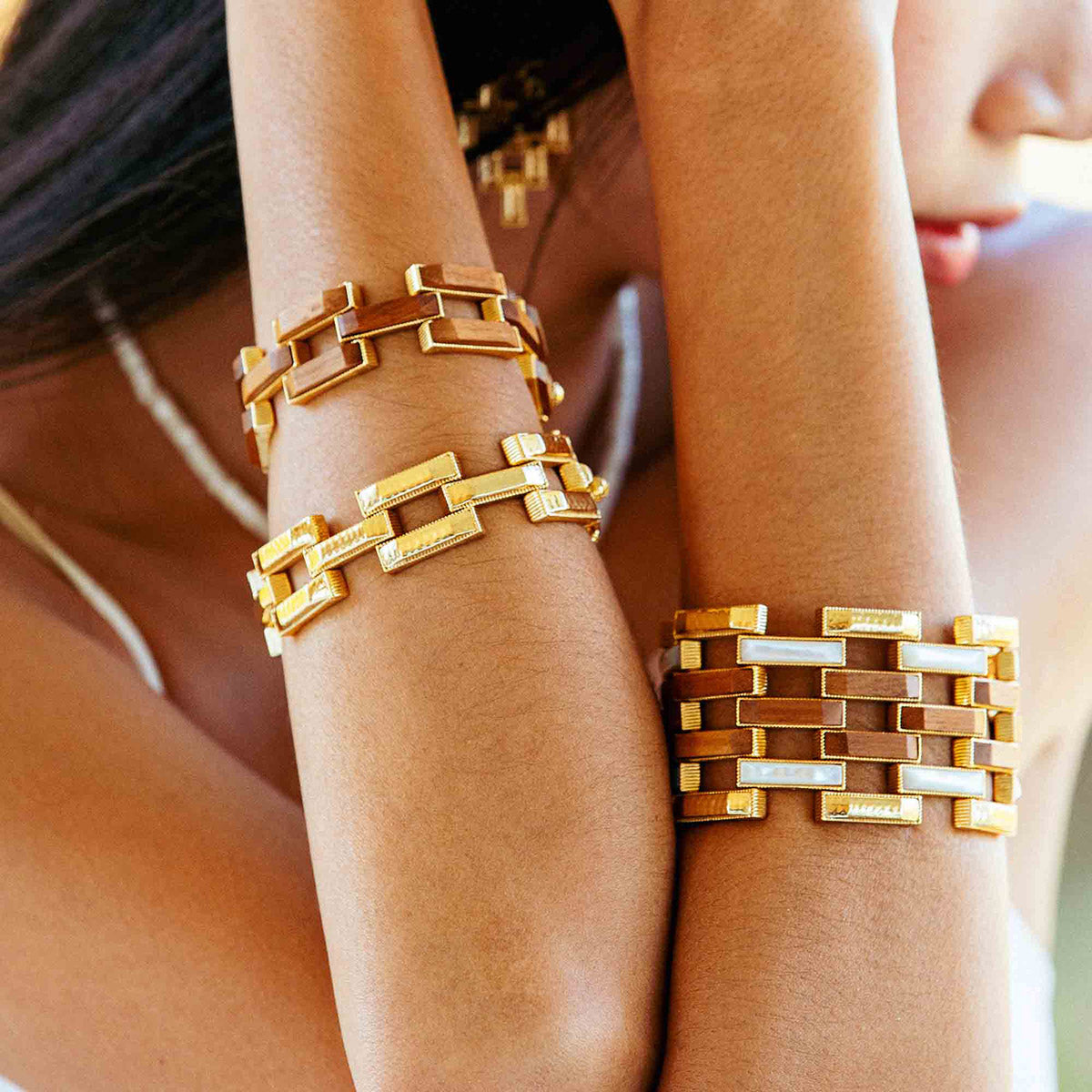 Pathway Link Bracelet. 7.5 - Gold - Image 4