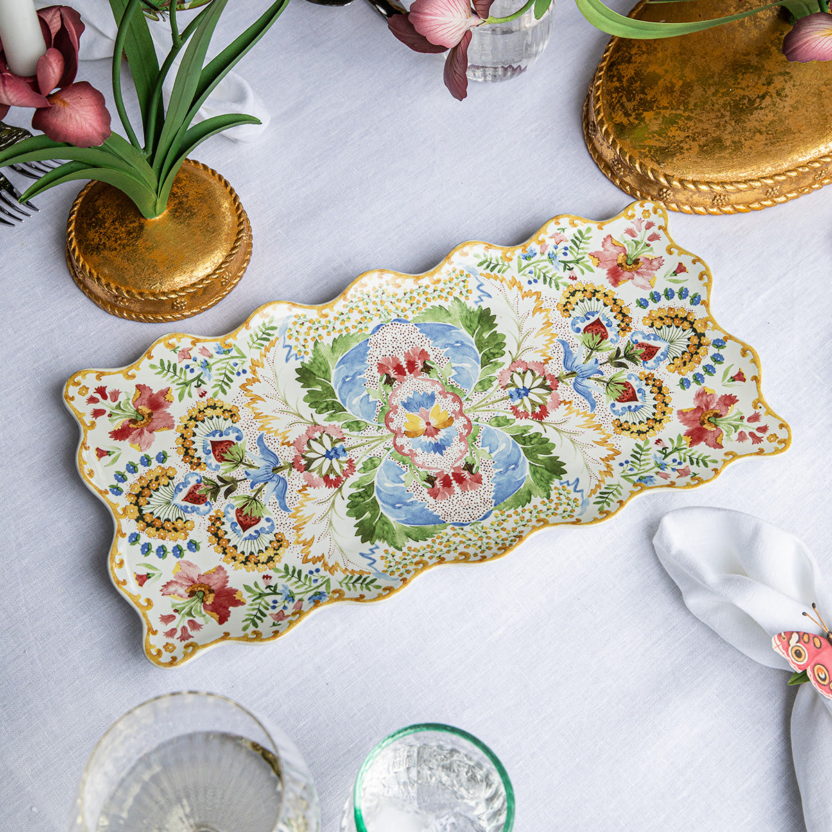 Sofia 16 Rectangular Platter - Multi - Image 4