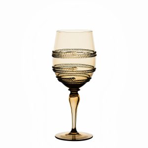 Ella Wine Glass - Amber