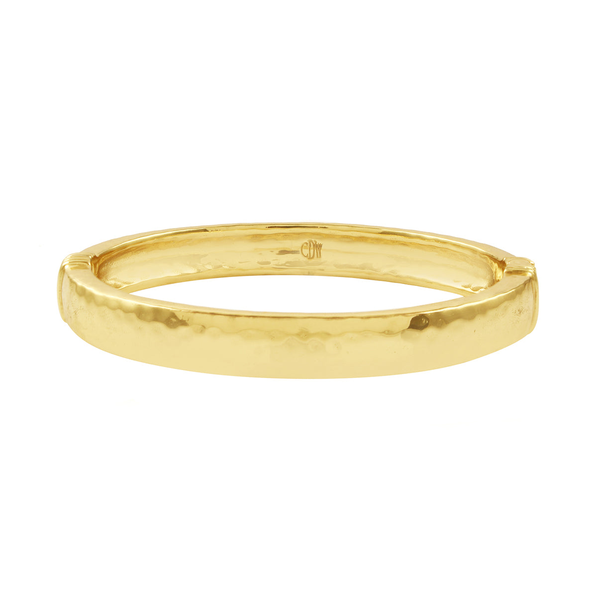 Cleopatra Oval Hinged Bangle - Image 2