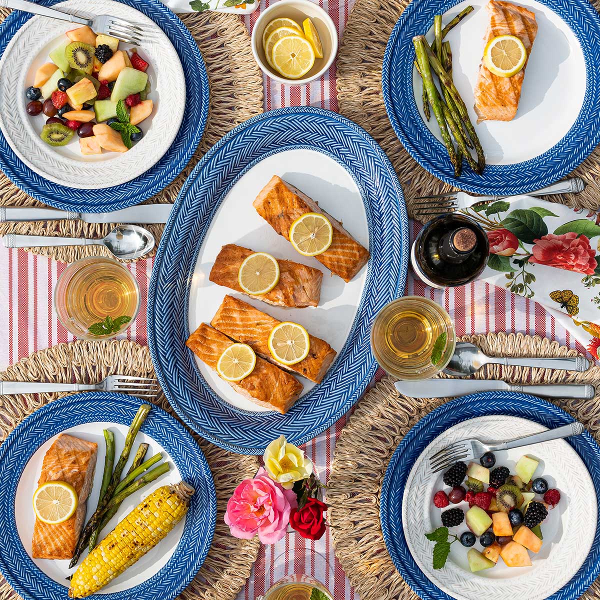 Le Panier 4pc Place Setting - Delft Blue - Image 2