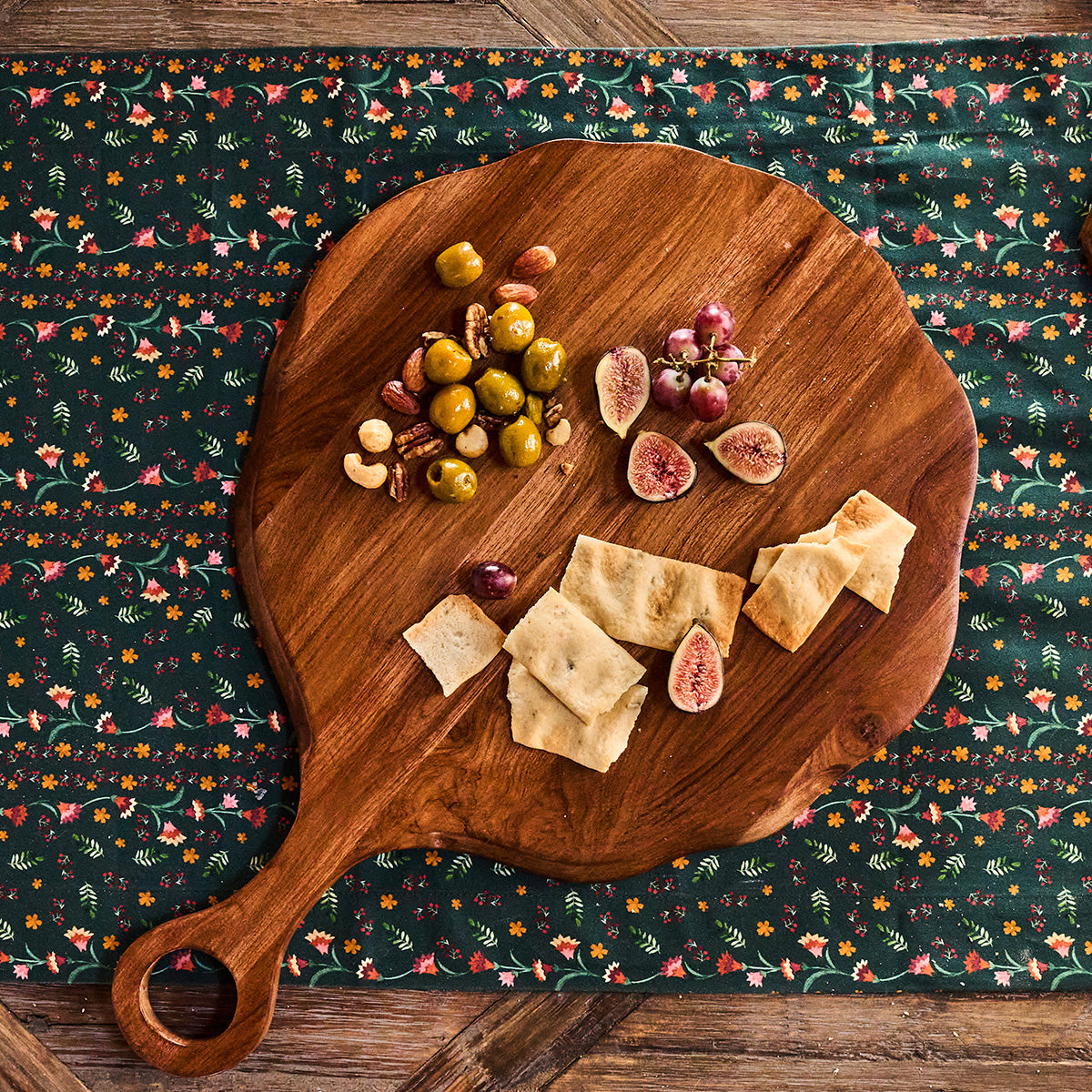 Puro Round Serving Board - Teak - Image 3