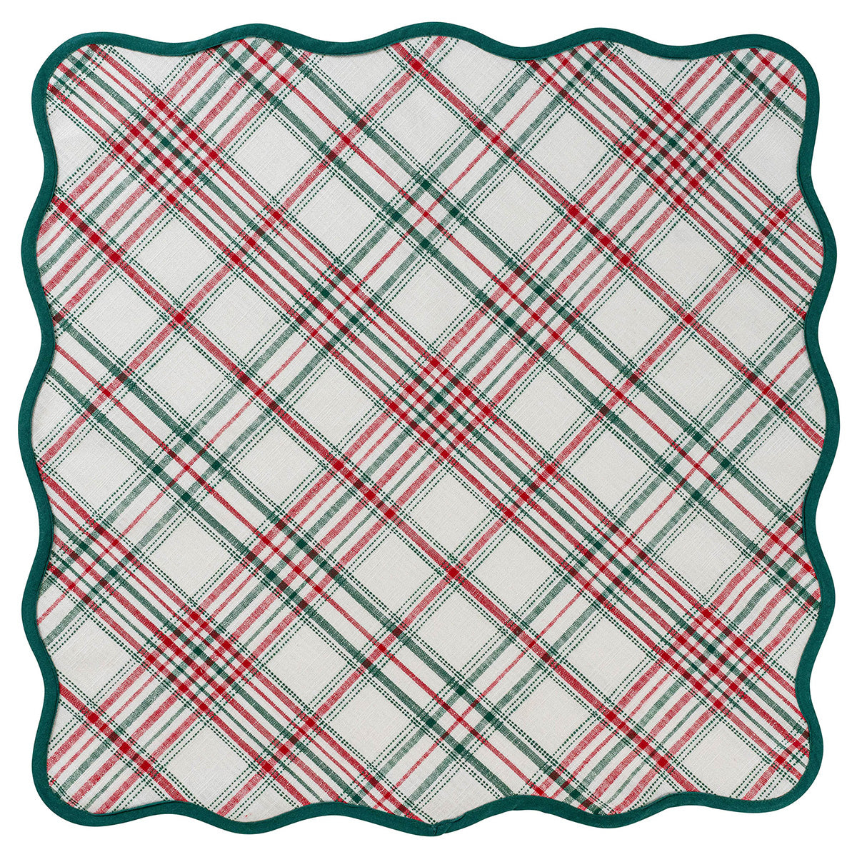 Merry Tartan 52 Square Tablecloth - Image 2
