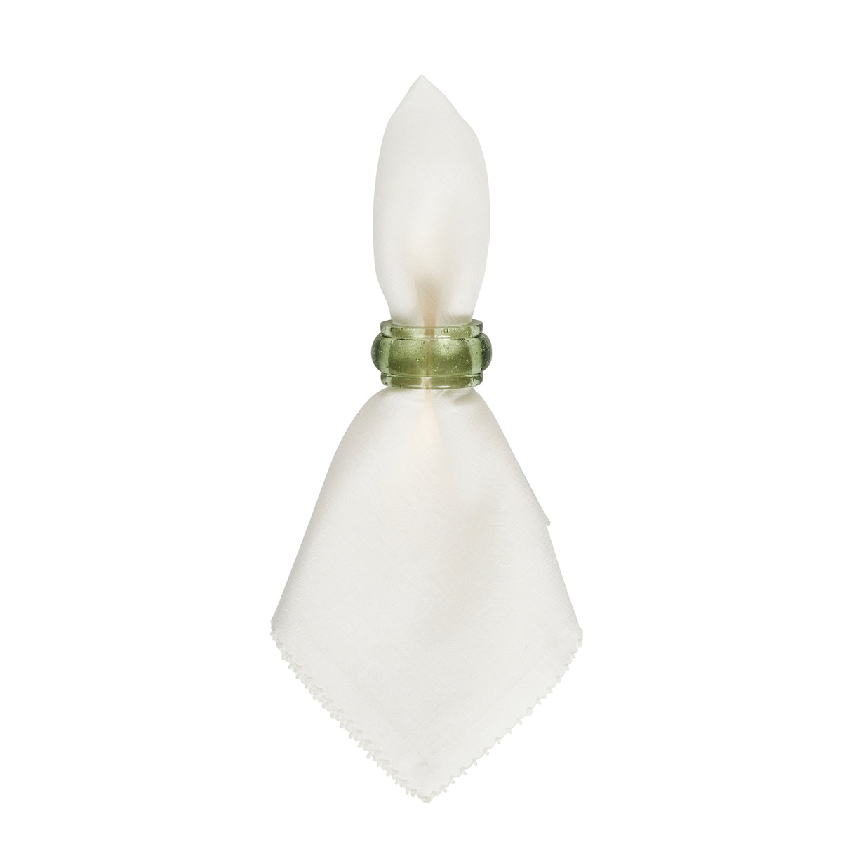 Provence Napkin Ring Set/4 - Basil - Image 3