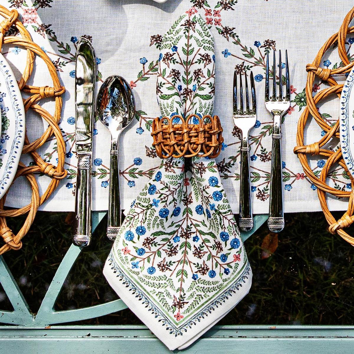 Provence Rattan Napkin Ring - Natural - Image 2