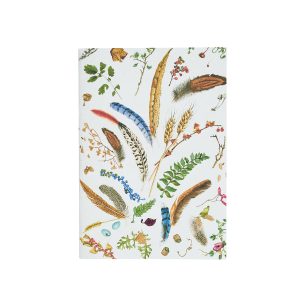 Forest Walk Embroidered 7 x 10 Paper Journal - Multi