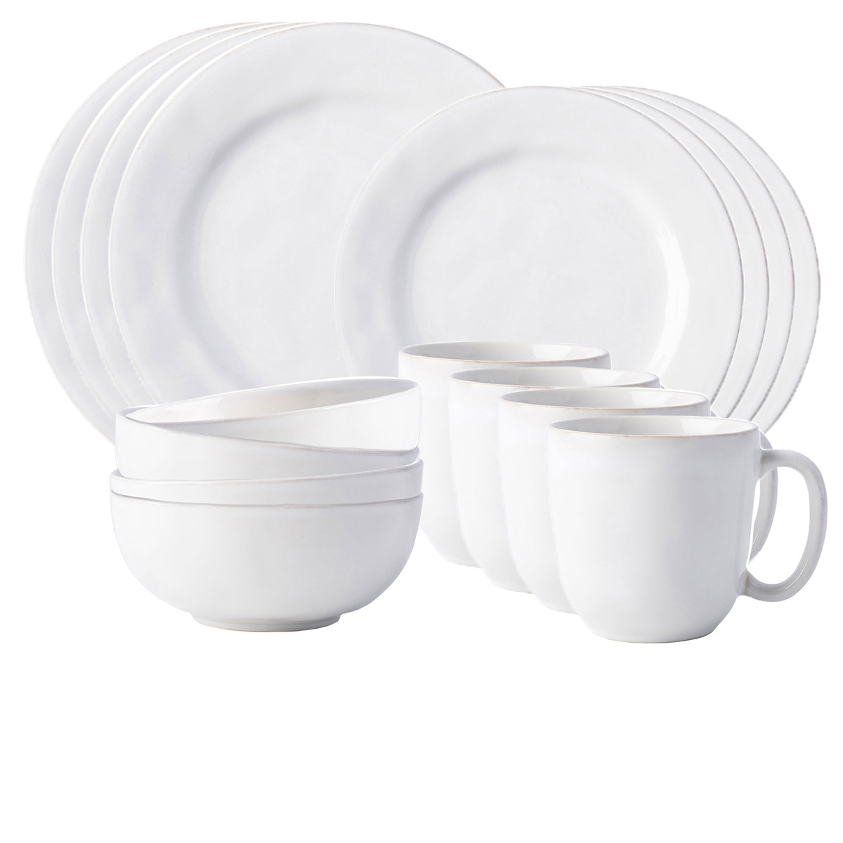 Puro 16pc Place Setting - Whitewash