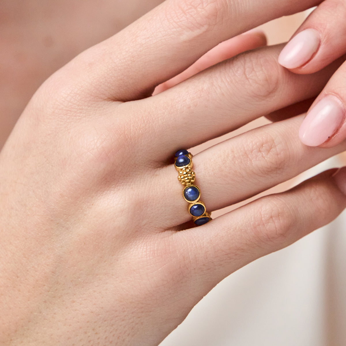 Berry Gem Ring - Blue Labradorite - Image 2