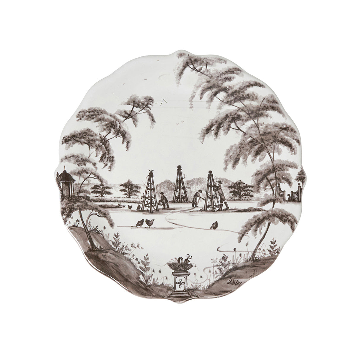 Country Estate Party Plate Assorted Set/4 - Flint Grey - Image 8