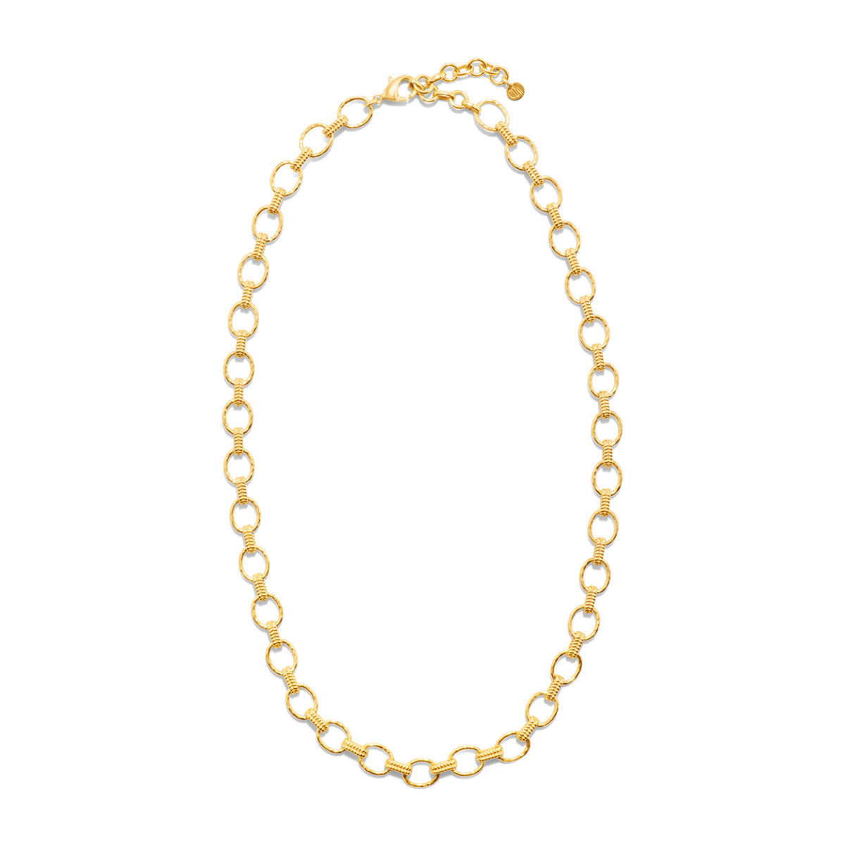 Cleopatra Small Link Necklace. 16+2 - Gold - Image 3