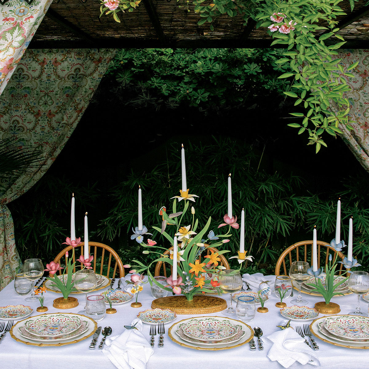 Meadow Walk 25 Bouquet Centerpiece Candelabra - Multi - Image 6