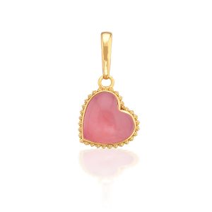 Love Gem Medium Charm/Pendant - Pink