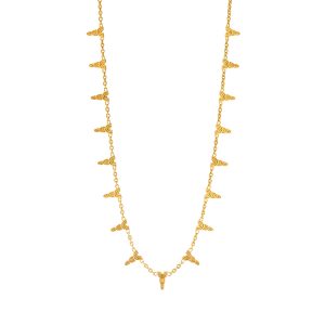 Cleopatra Ra Necklace. 16+2 - Gold