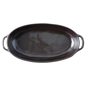 Pewter Stoneware 15.5 Baker