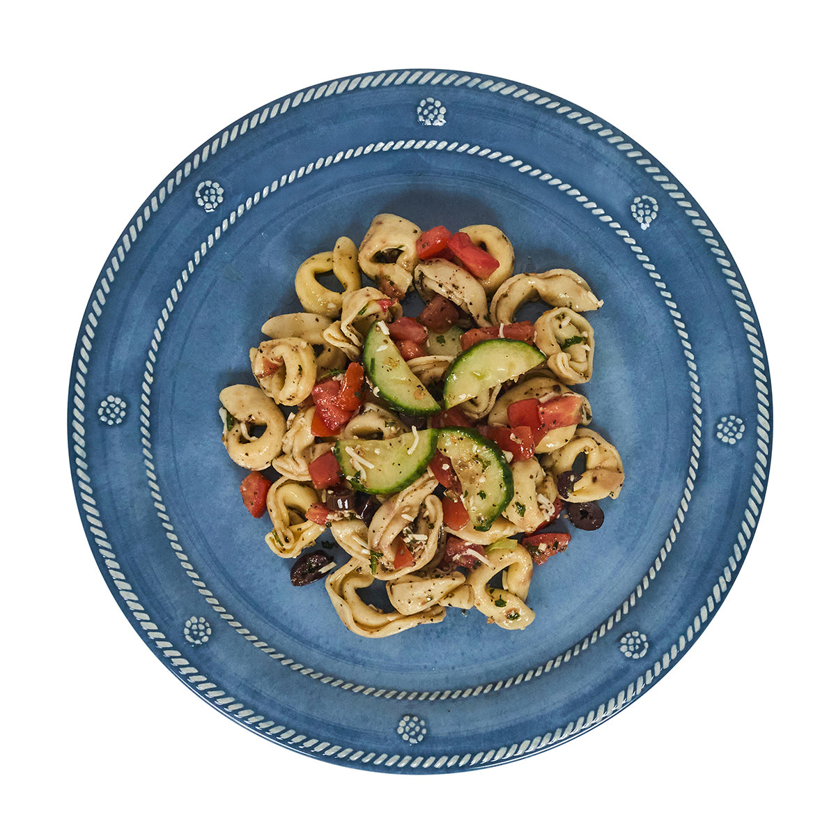 Berry & Thread Melamine Dinner Plate Set/4 - Ocean - Image 2