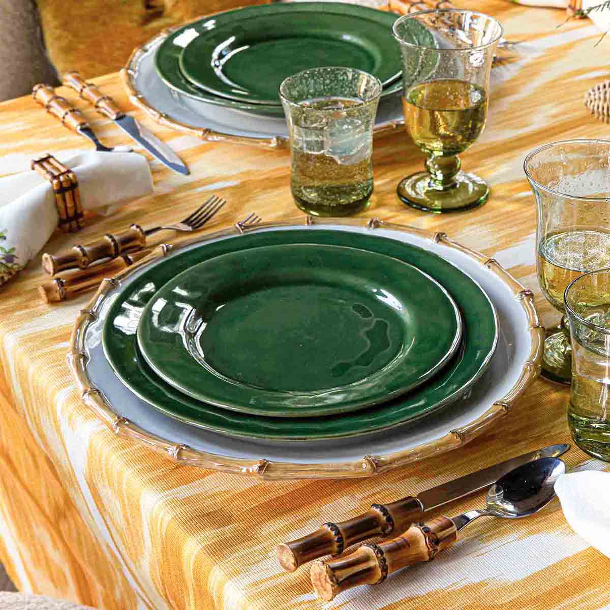 Puro 4pc Place Setting - Basil - Image 5