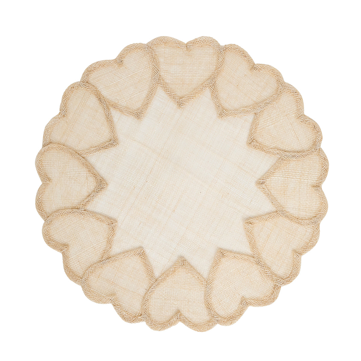 Heart Placemat - Natural