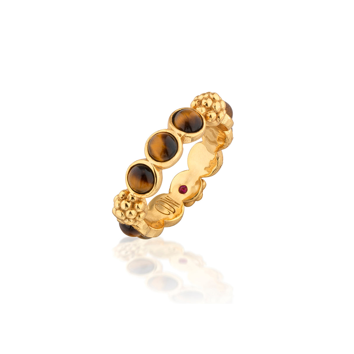 Berry Gem Ring - Tiger's Eye - Image 3