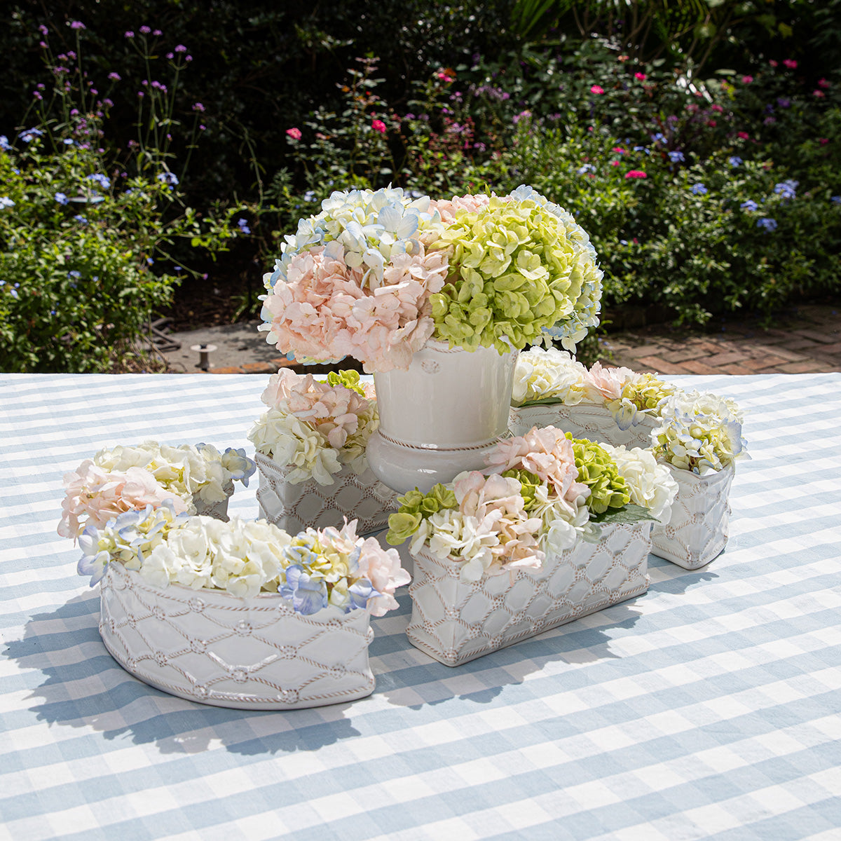 Berry & Thread Petite Parterre Garden 8 Planter Set/2 - Whitewash - Image 6