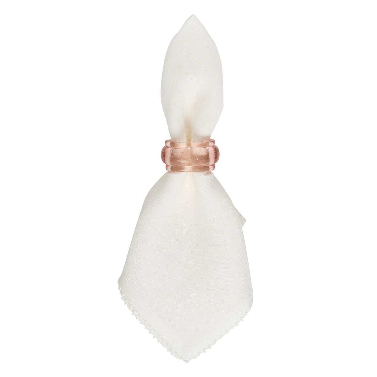 Provence Napkin Ring Set/4 - Blush - Image 3