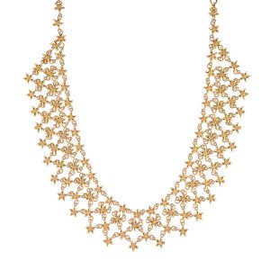 Jasmine Cascade Necklace. 16+2 - Pearl White