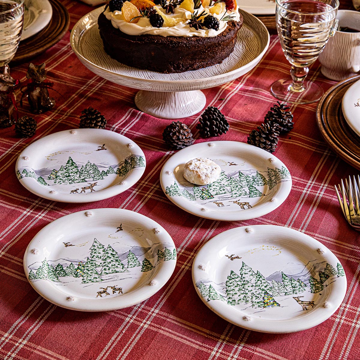 Berry & Thread North Pole Side/Cocktail Plate Assorted Set/4 - Image 3
