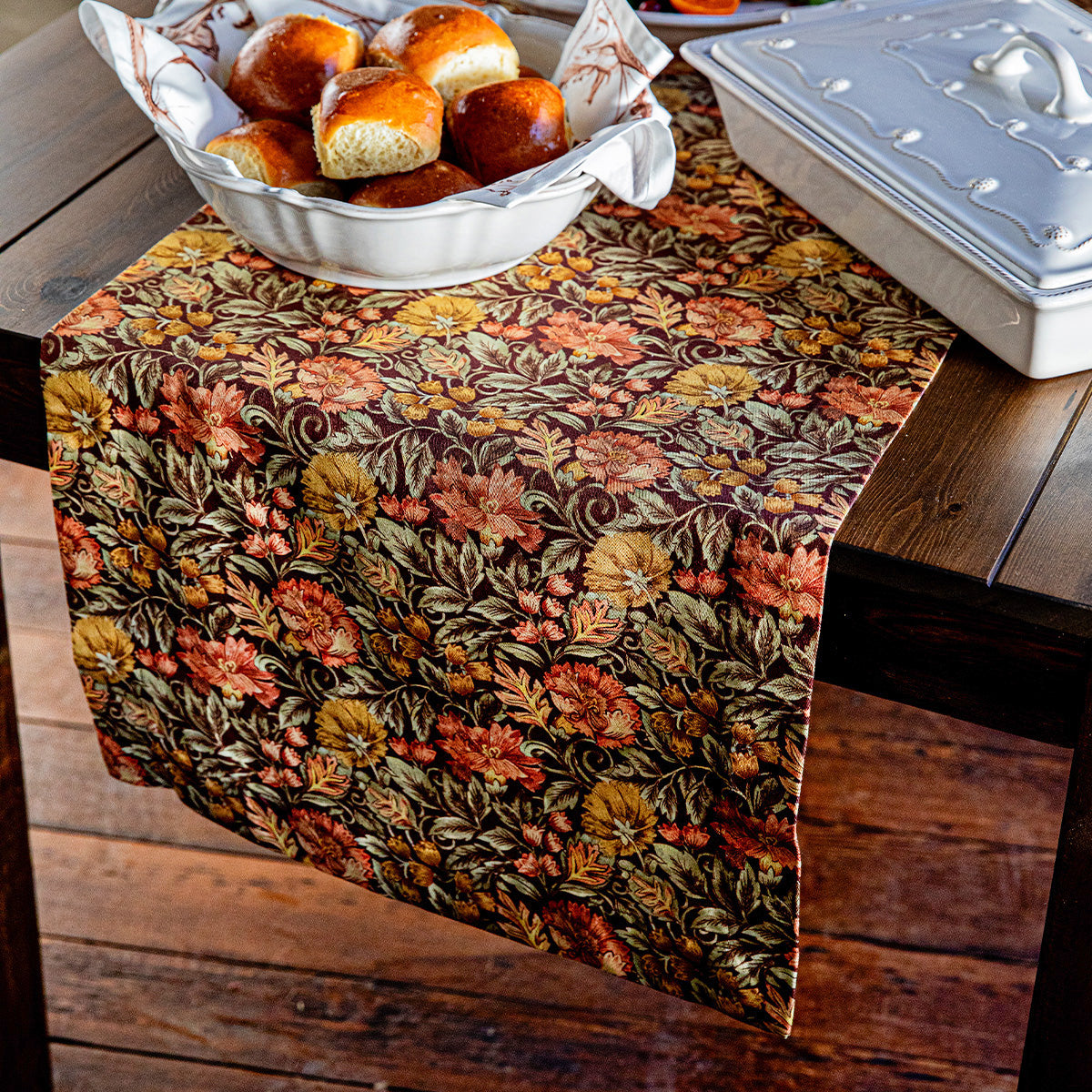 Willa 18 x 90 Table Runner - Amber - Image 3