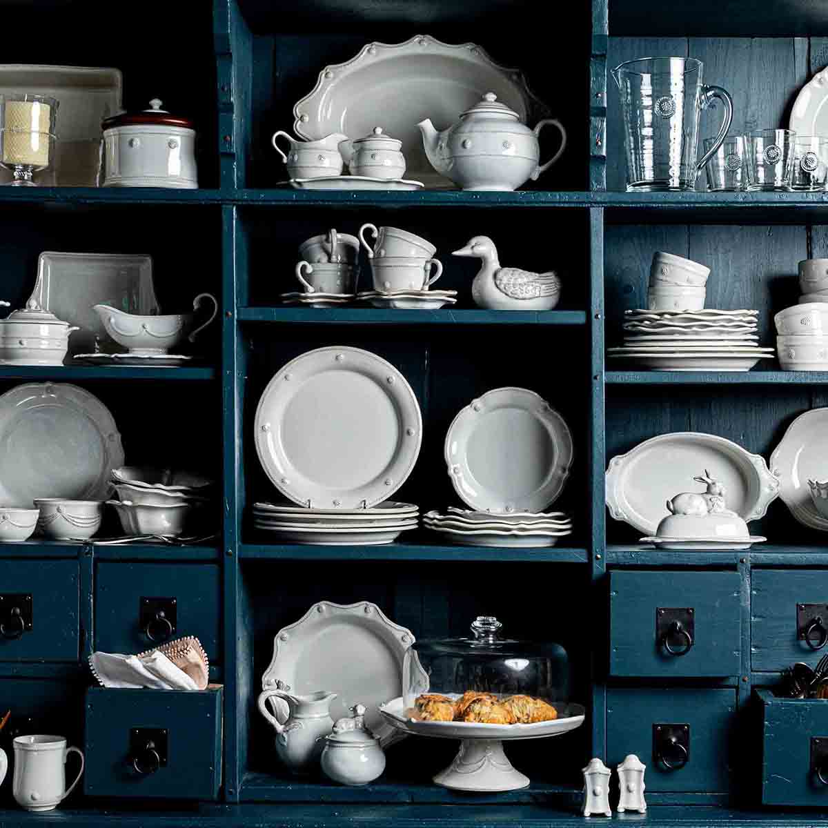 Berry & Thread Kitchen Set/3pc - Whitewash - Image 4
