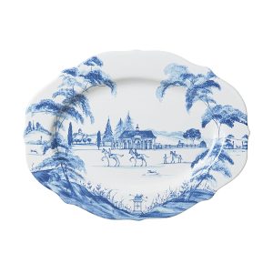 Country Estate 15 Platter - Delft Blue
