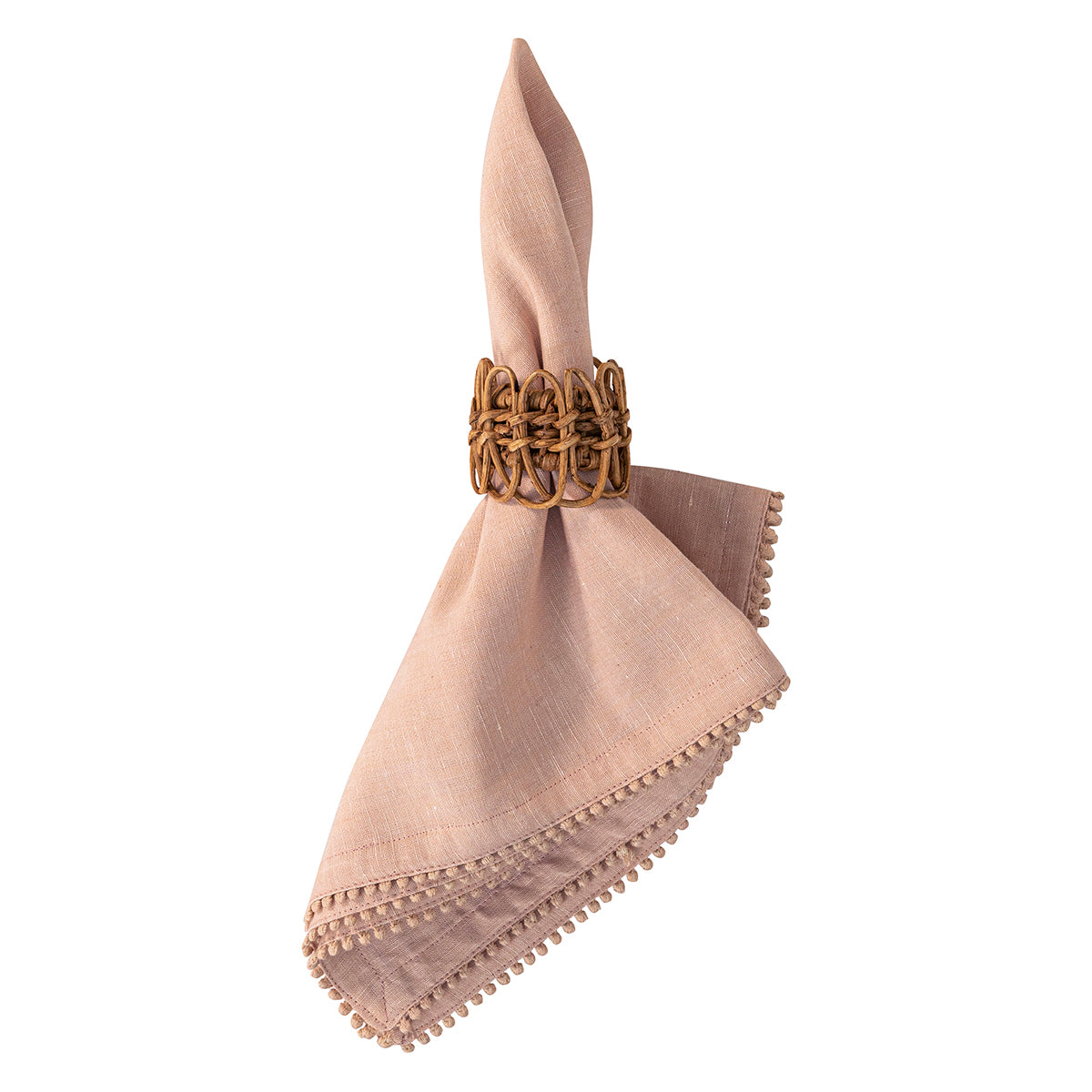 Berry Trim Napkin - Blush - Image 2