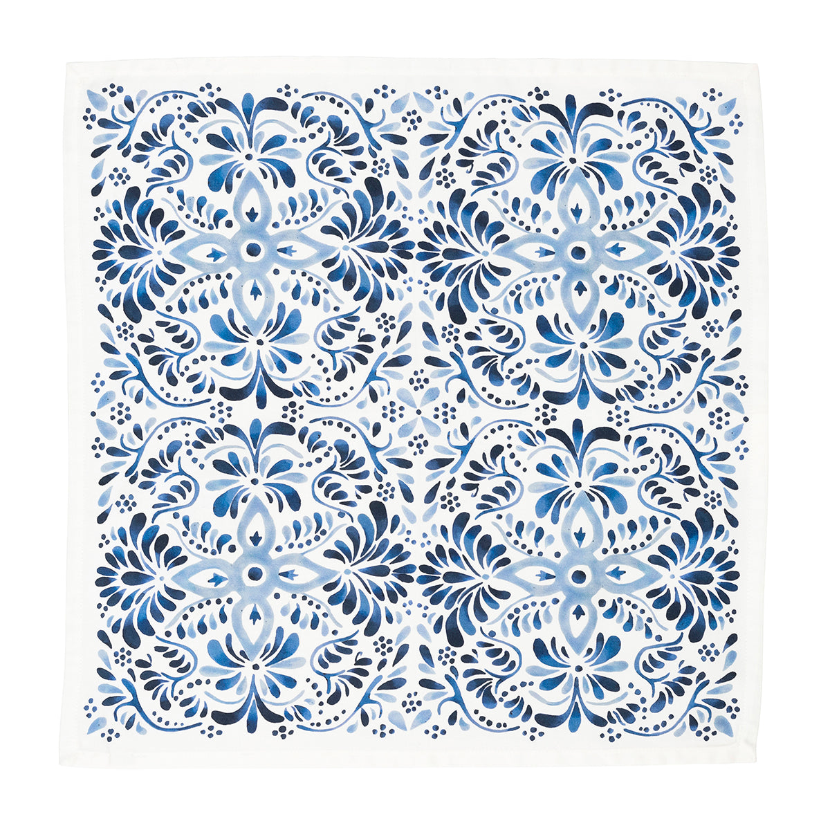 Iberian Napkin Set/4 - Indigo - Image 3