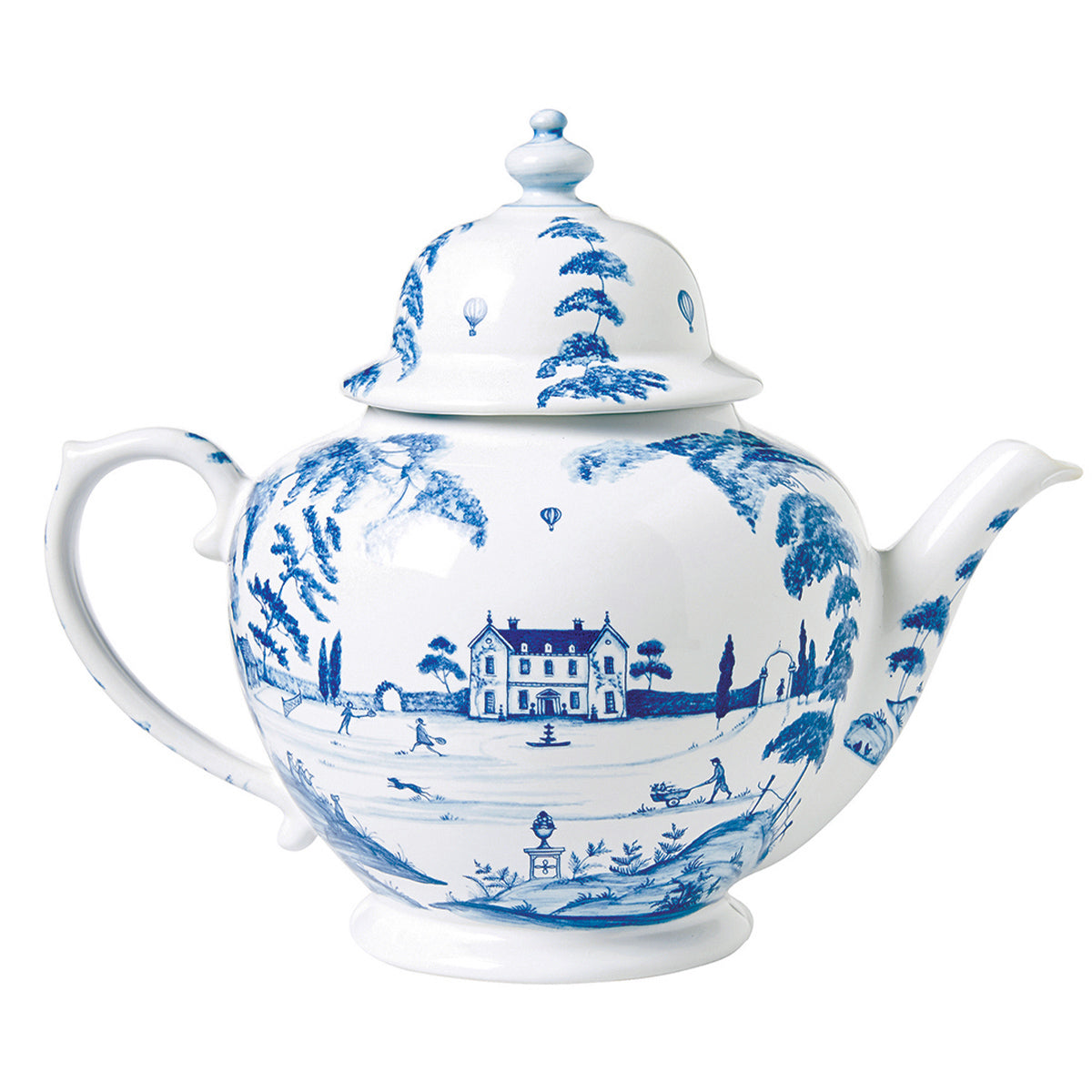 Country Estate Teapot - Delft Blue - Image 2