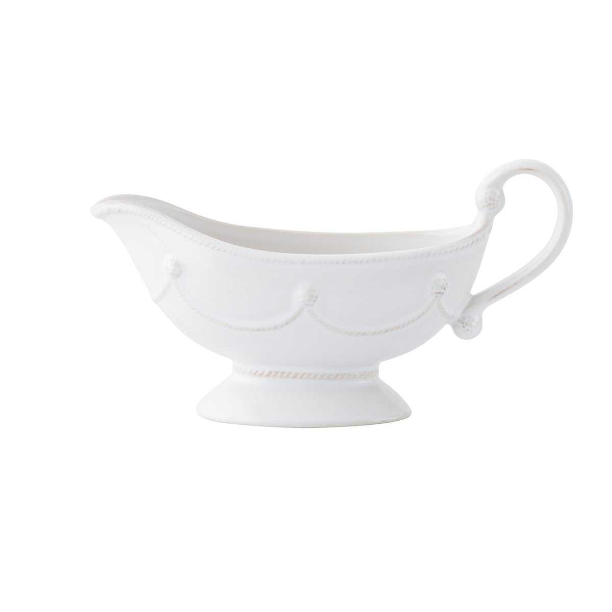 Berry & Thread Sauce Boat and Stand - Whitewash - Image 4