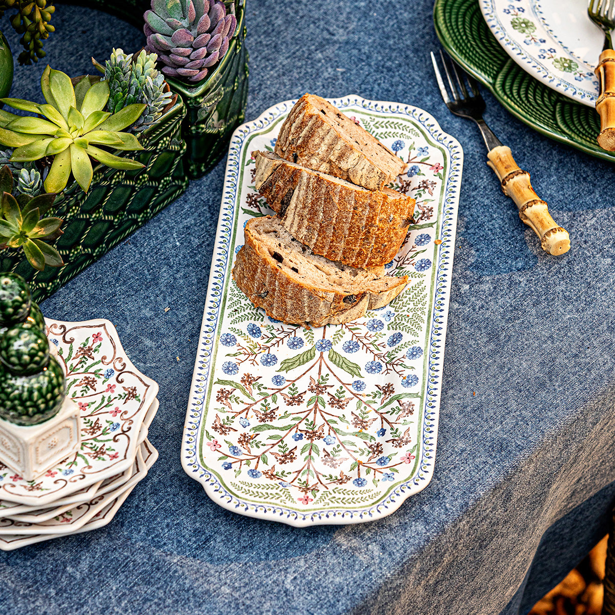 Villa Seville 15 Hostess Tray - Chambray - Image 3