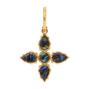 Aurora Double Sided Charm/Pendant - Abalone/MOP