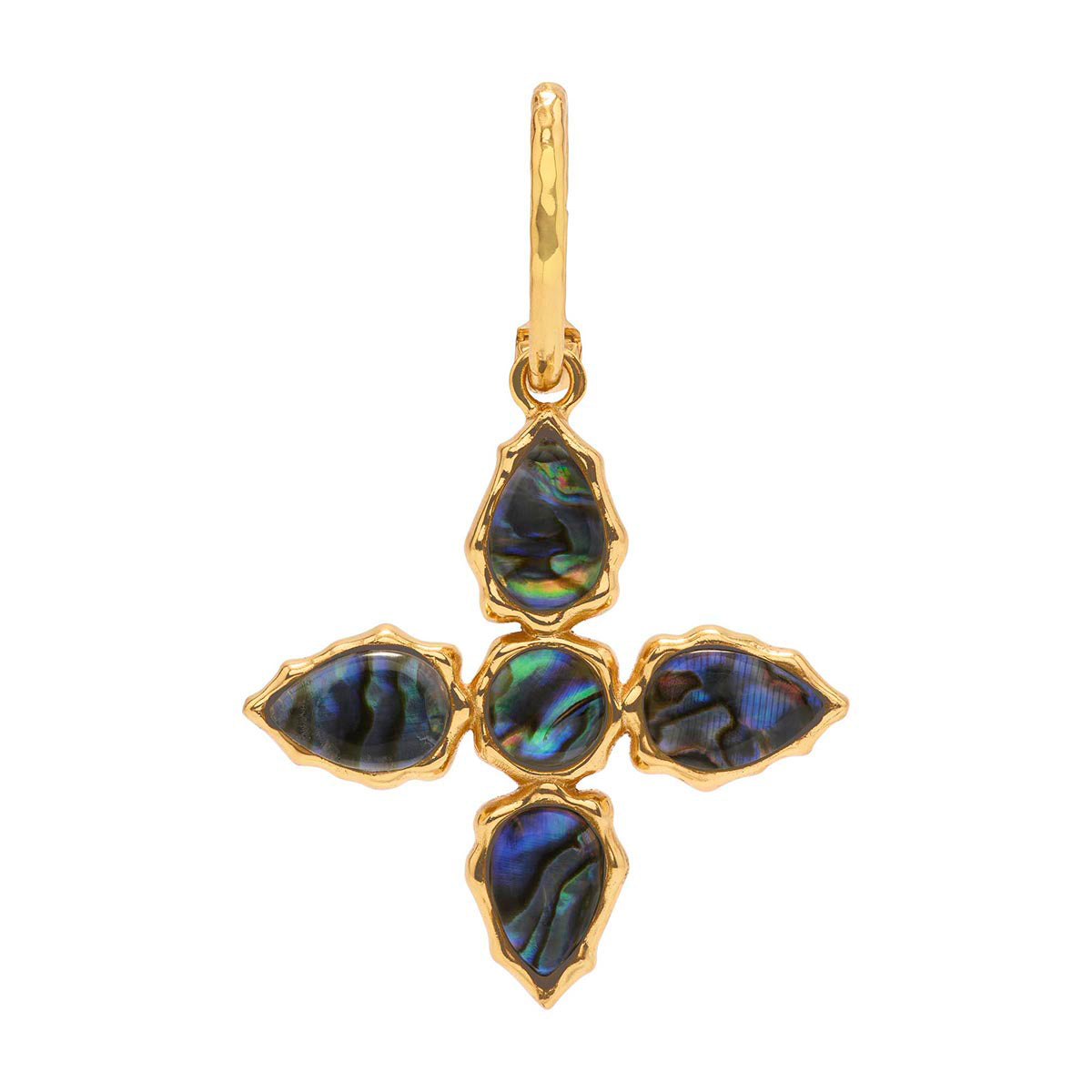 Aurora Double Sided Charm/Pendant - Abalone/MOP