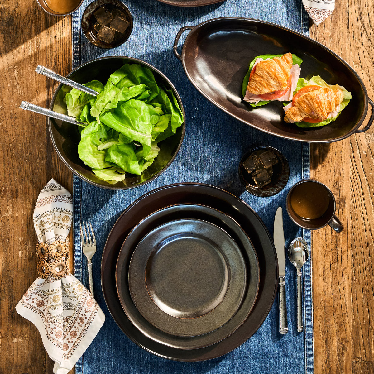 Pewter Stoneware Dinner Plate - Image 6
