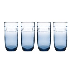Isabella Acrylic Large Tumbler Set/4 - Blue
