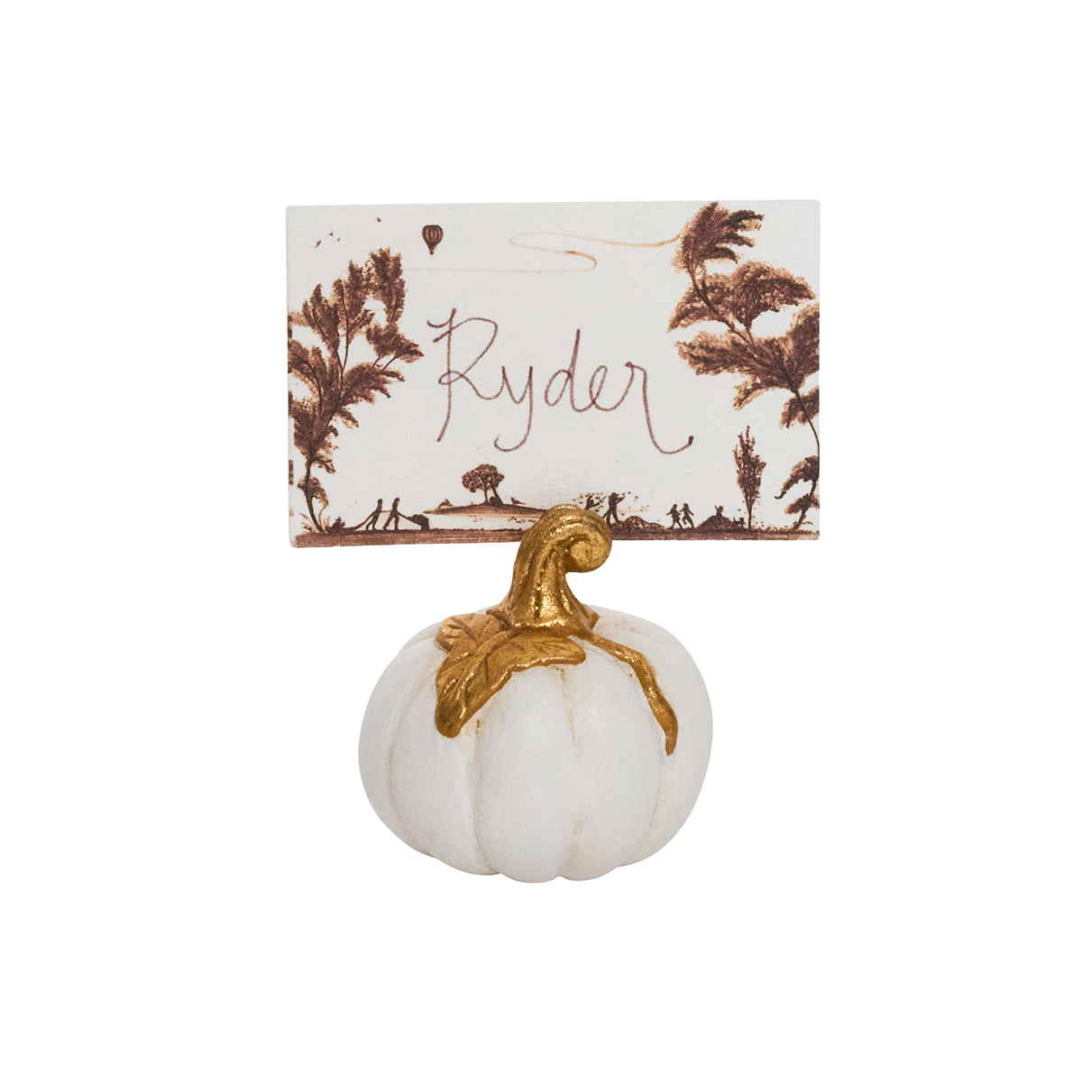 Country Estate Harvest Place Card Set/12 - Sepia - Image 2