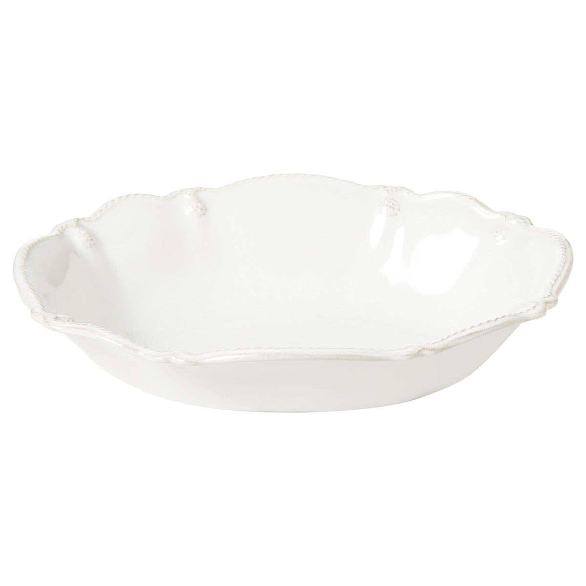 Berry & Thread 10 Oval Serving Bowl - Whitewash