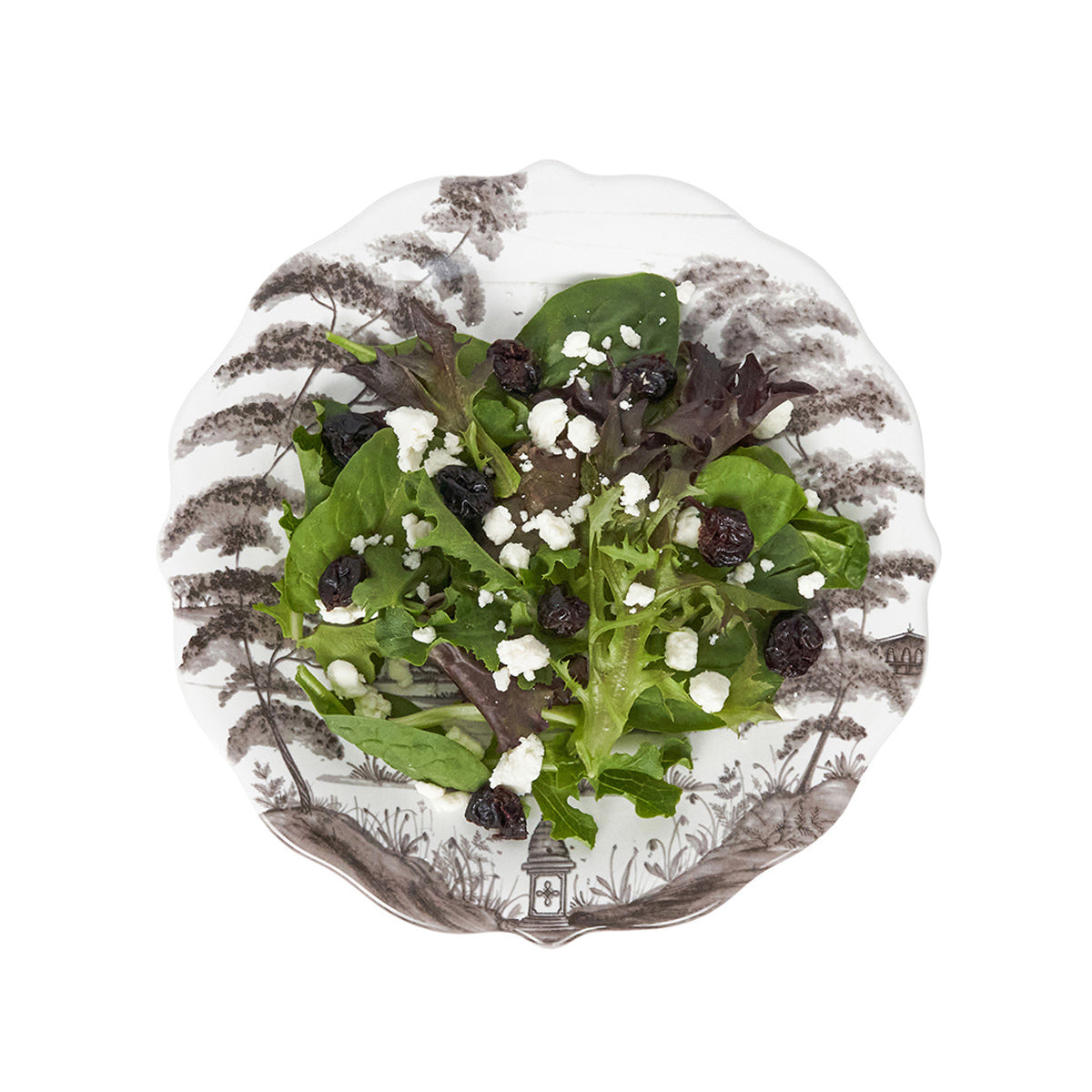 Country Estate Party Plate Assorted Set/4 - Flint Grey - Image 3