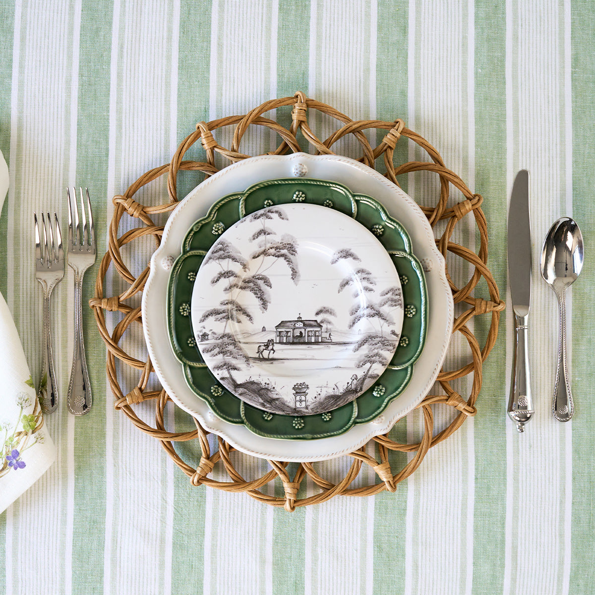 Country Estate Side/Cocktail Plate - Flint Grey - Image 3