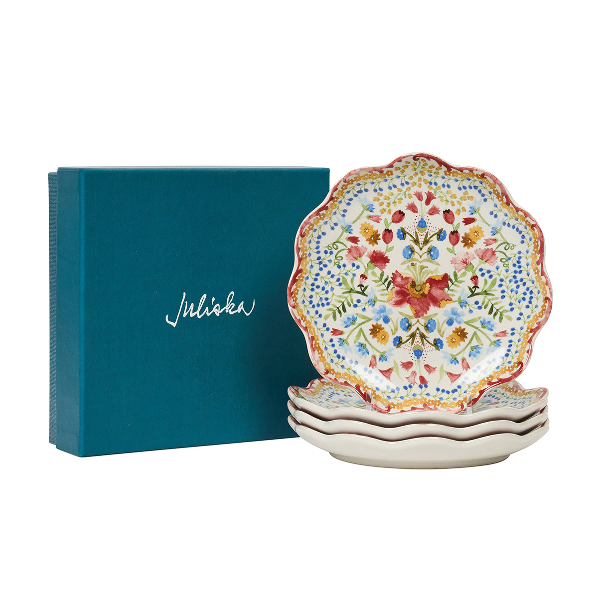 Sofia Side/Cocktail Plate Set/4 - Multi - Image 2