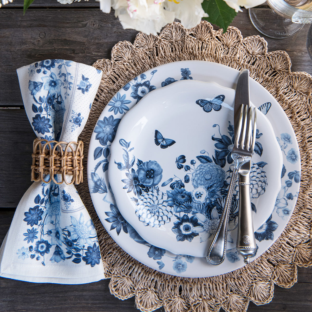 Mirabelle Napkin - Chambray - Image 4