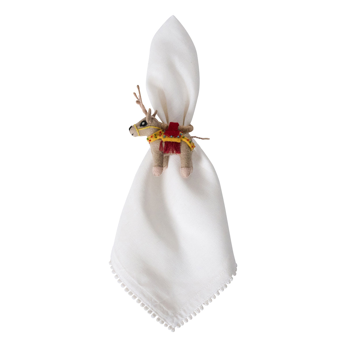 Berry & Thread North Pole Animal Napkin Ring Assorted Set/4 - Image 6