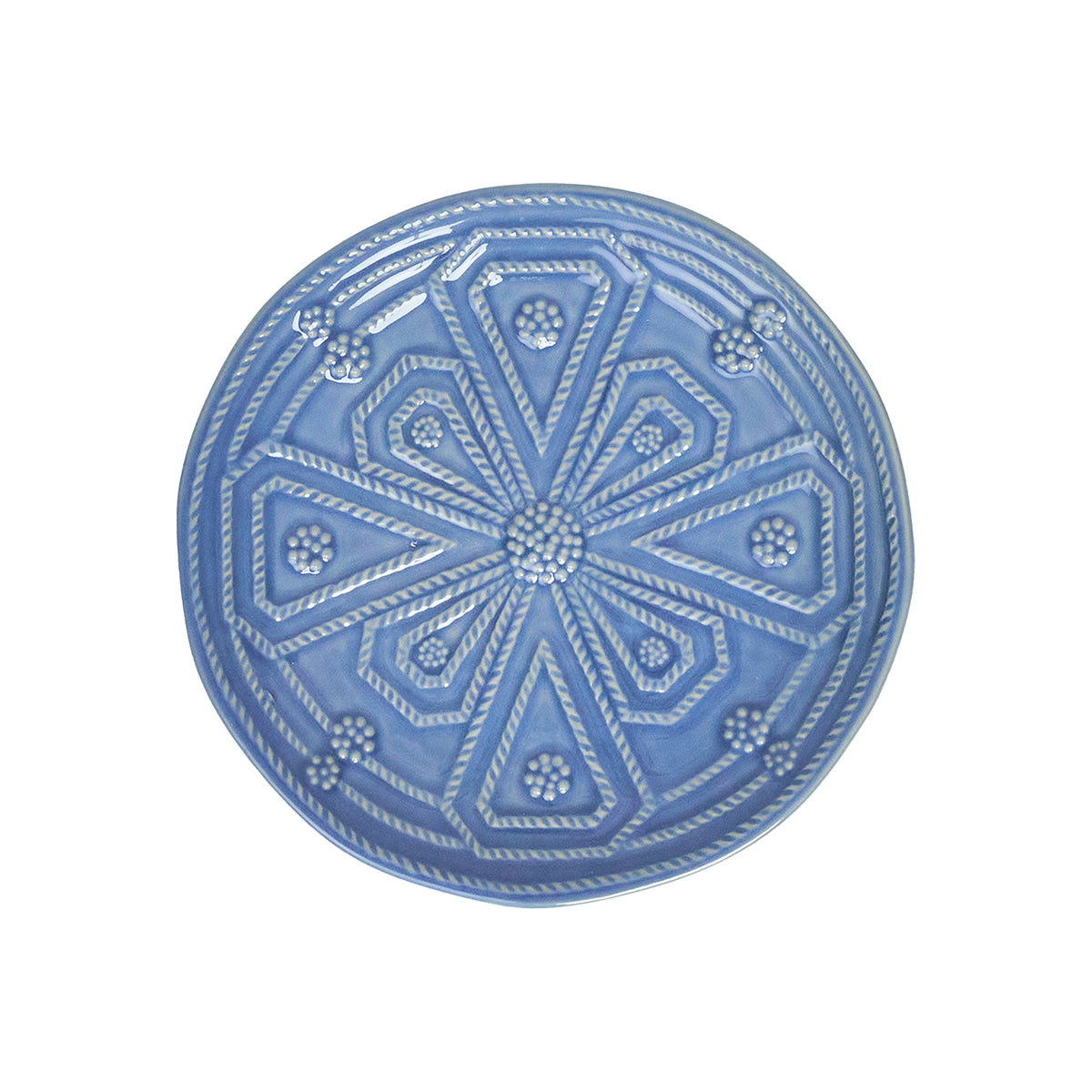 Jardins du Monde Side/Cocktail Plate Assorted Set/4 - Chambray - Image 7