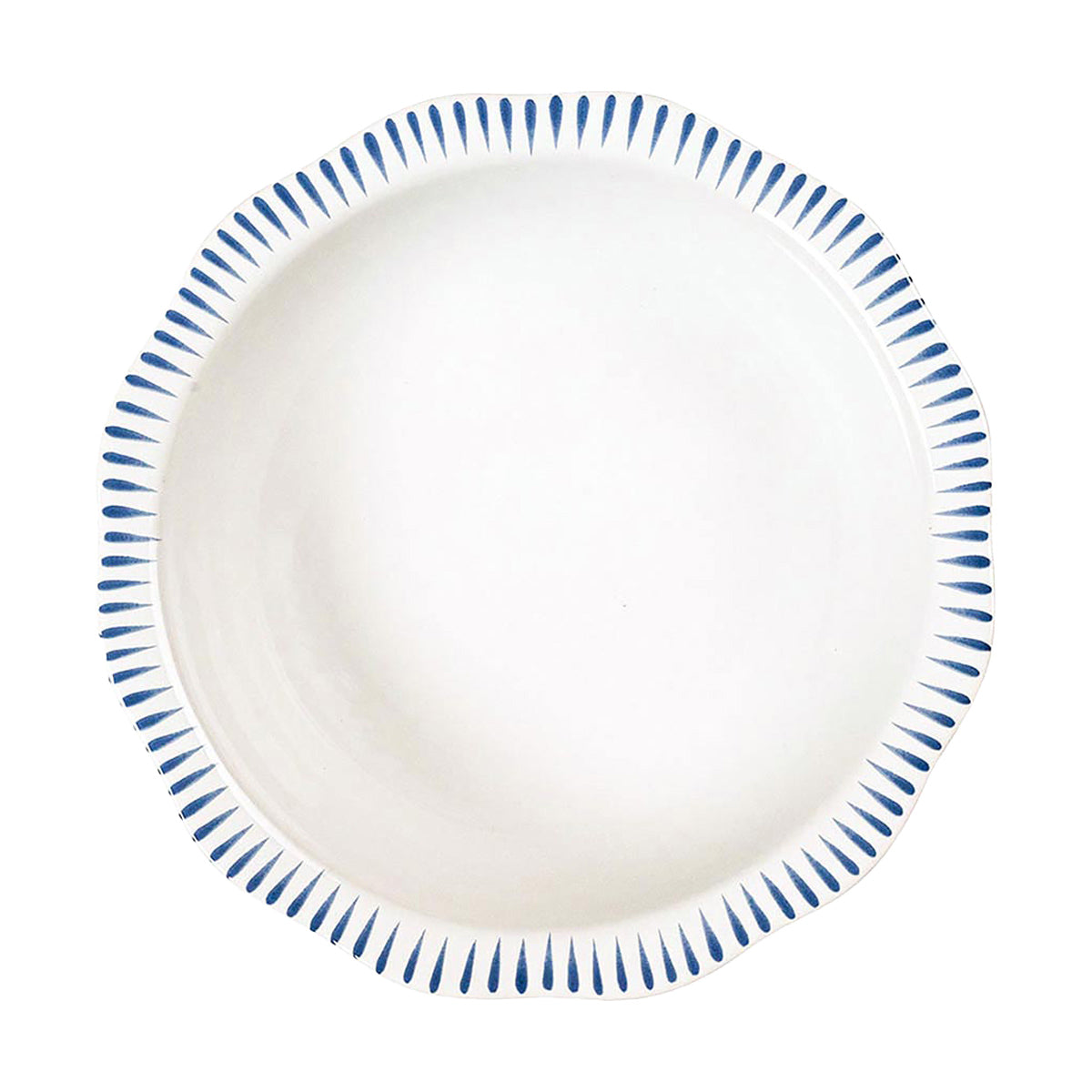 Sitio Stripe 12 Serving Bowl - Delft Blue - Image 3