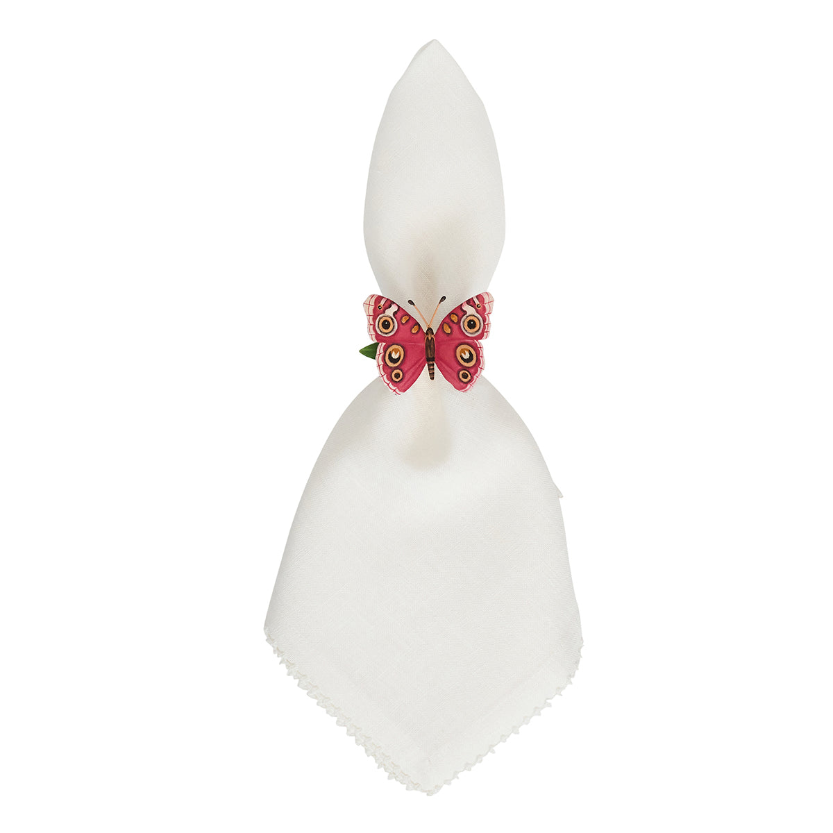 Meadow Walk Butterfly Napkin Ring Assorted Set/4 - Multi - Image 4